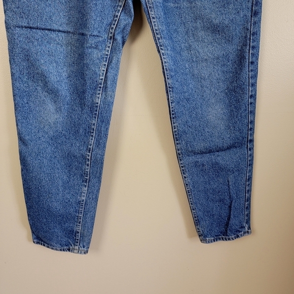 Lee 4 Vintage High Rise Stone Wash Tapered Leg Relaxed Fit Mom Jeans - Picture 8 of 15